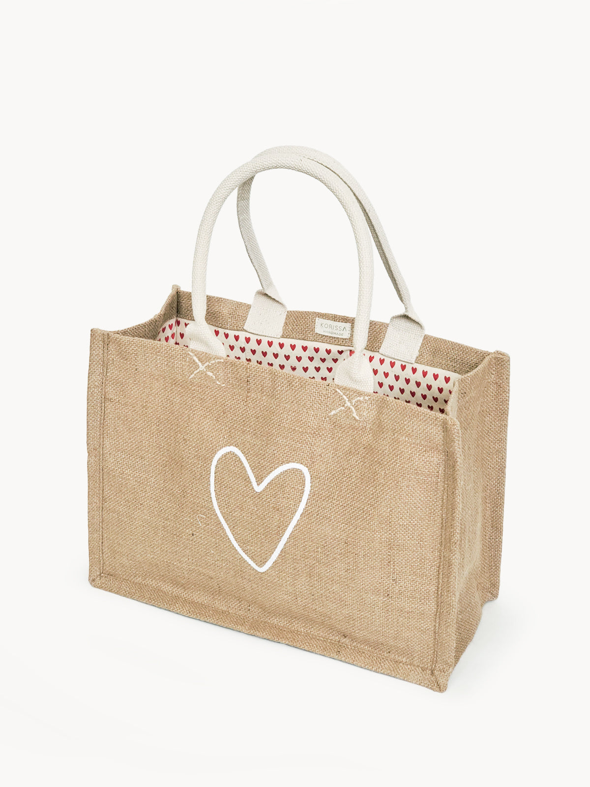 Reusable Jute Gift Bag – Love