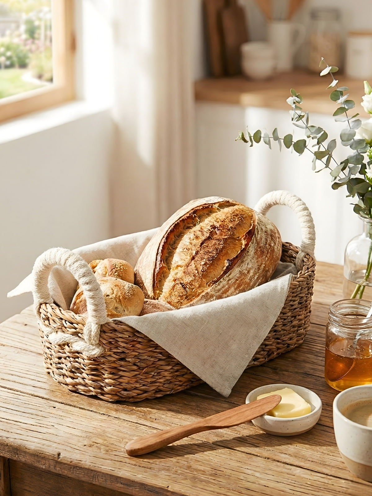 Savar Oval Bread Basket