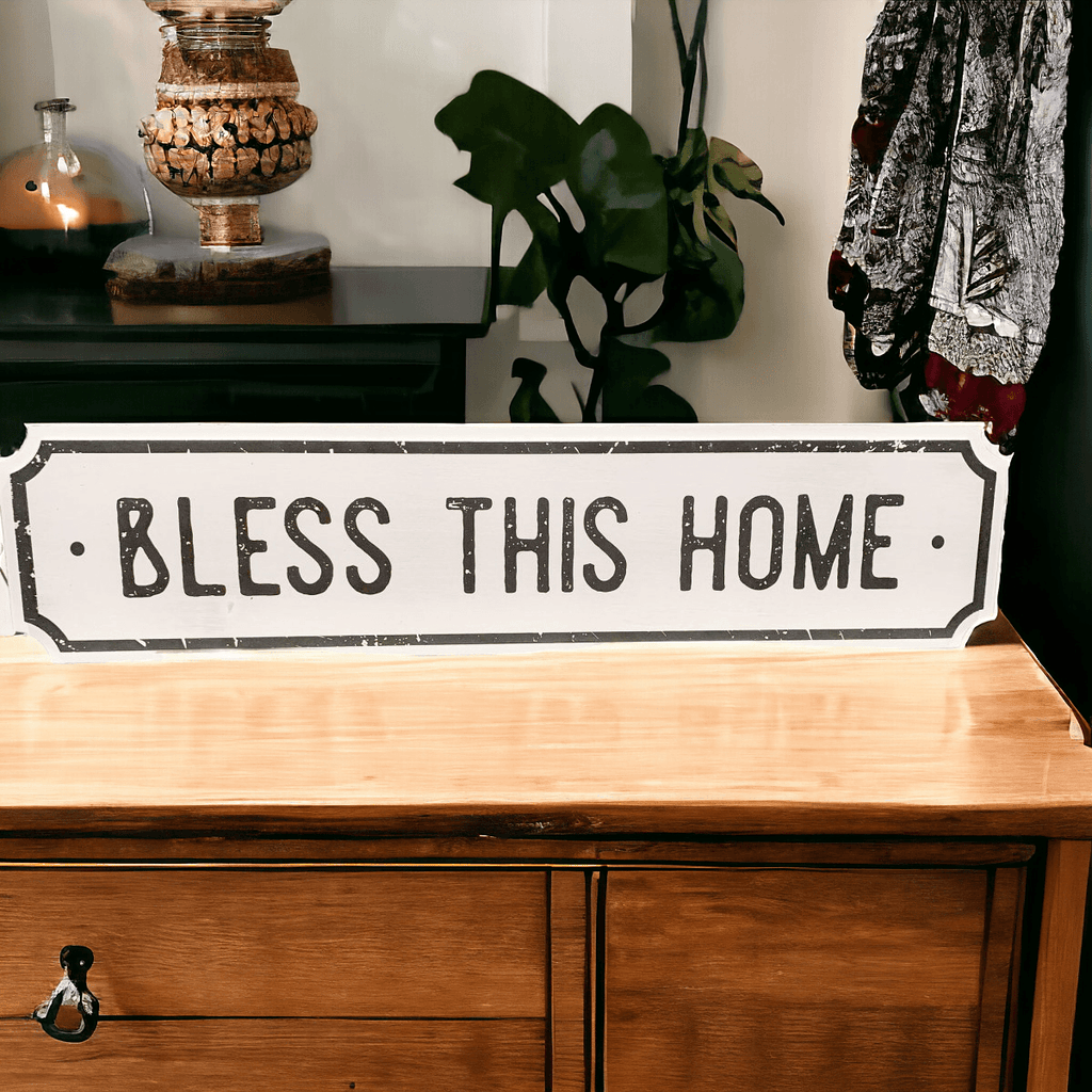 Farmhouse Wood Signs – Bless This Home / Eat Good Food