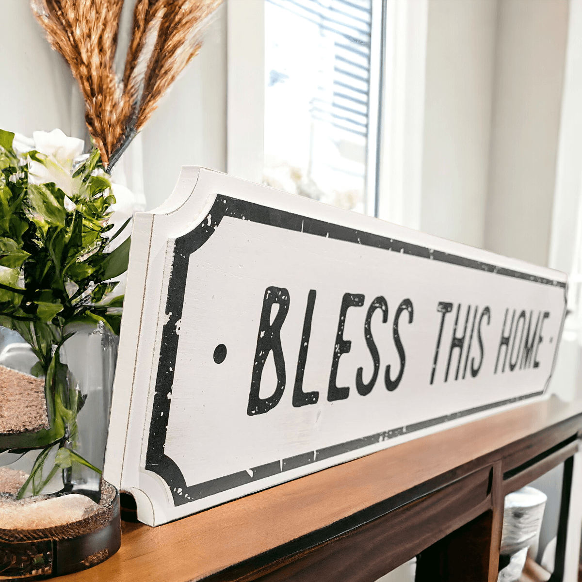 Farmhouse Wood Signs – Bless This Home / Eat Good Food