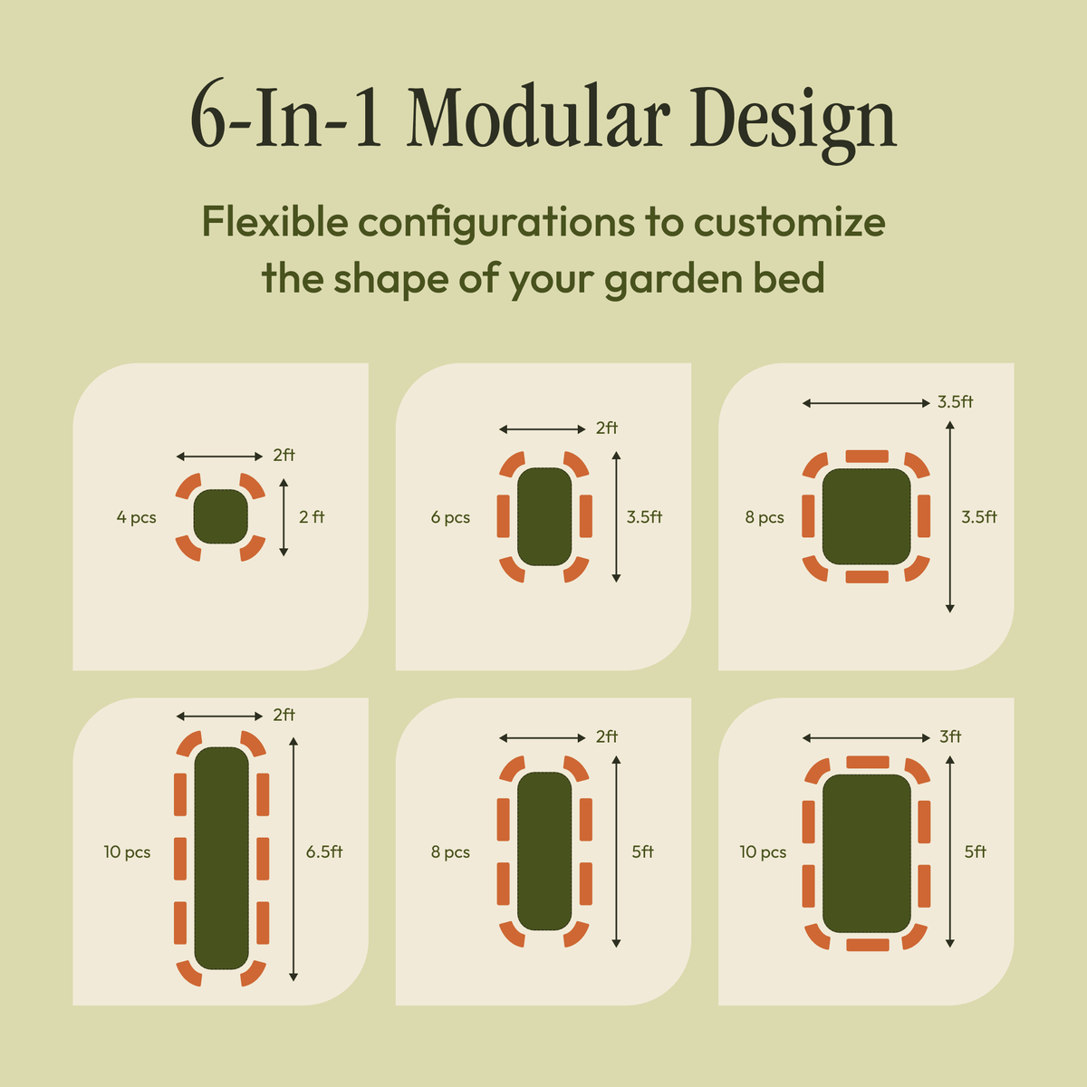 Modular Metal Raised Garden Bed – No Tools Needed