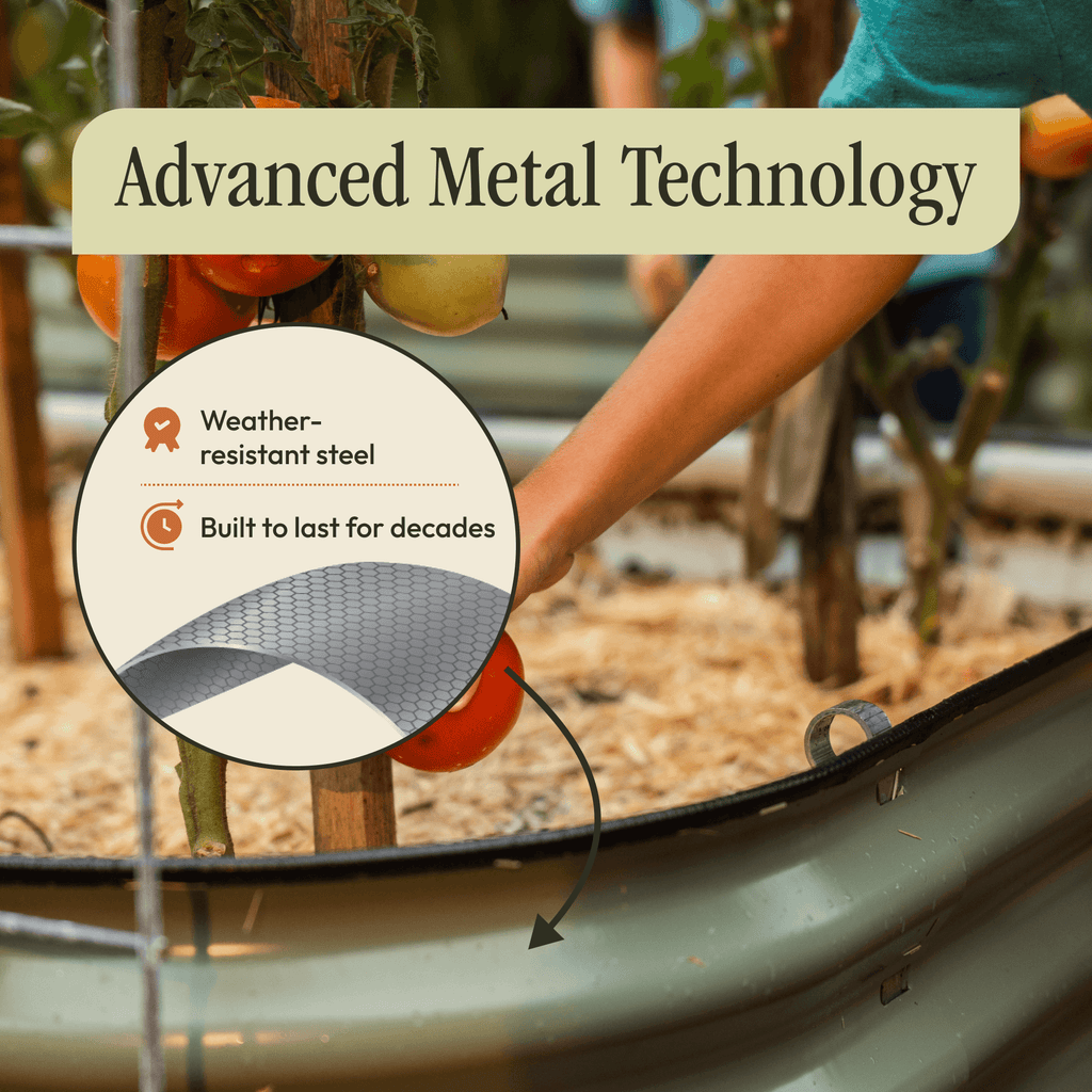 Modular Metal Raised Garden Bed – No Tools Needed