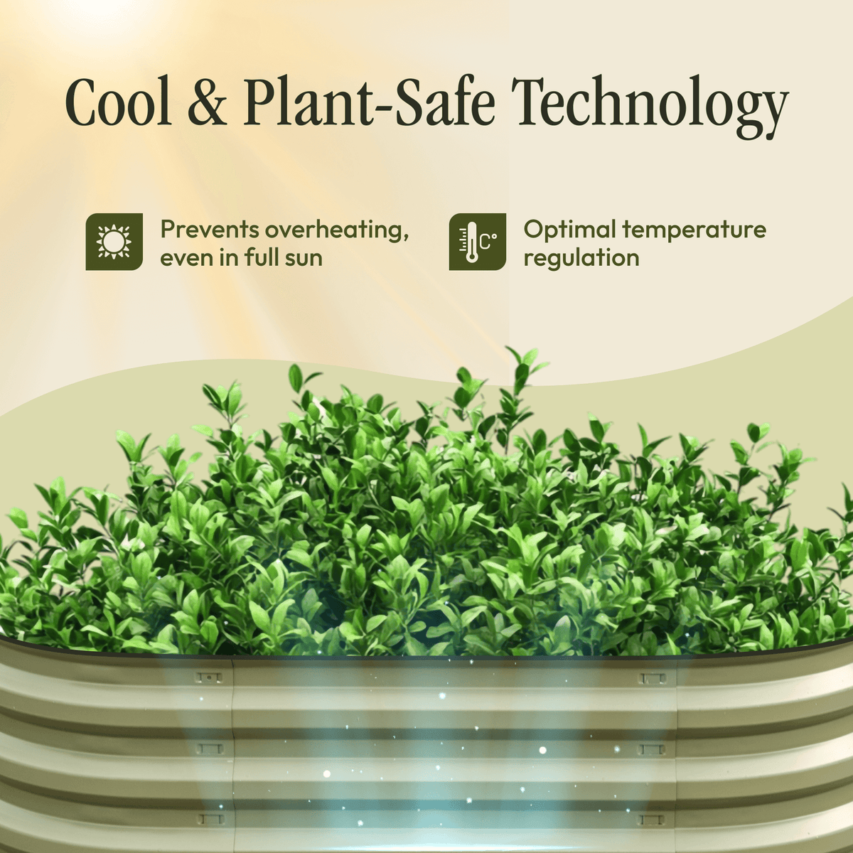 Modular Metal Raised Garden Bed – No Tools Needed