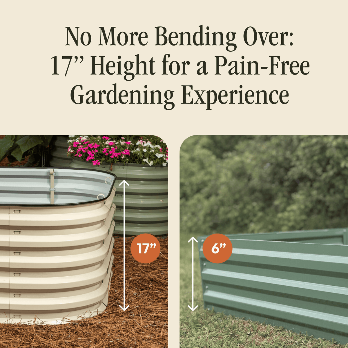 Modular Metal Raised Garden Bed – No Tools Needed