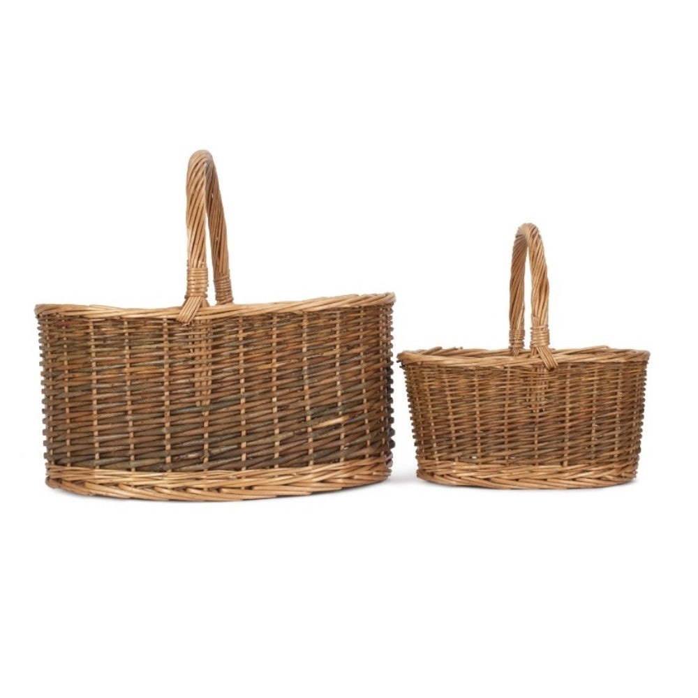 Handwoven Country Wicker Market Basket