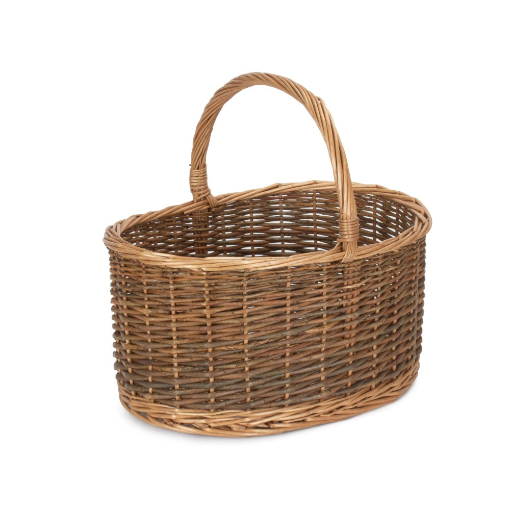 Handwoven Country Wicker Market Basket