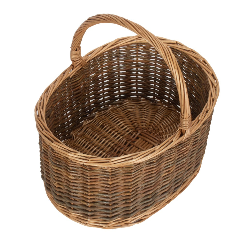 Handwoven Country Wicker Market Basket