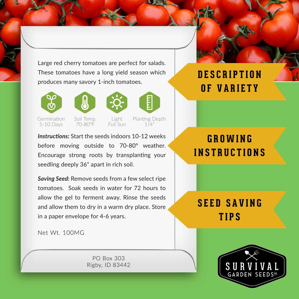 Kabob Skewer Vegetable Seed Collection – 4 Heirloom Grilling Favorites for Fresh, Flavorful Summer Cooking