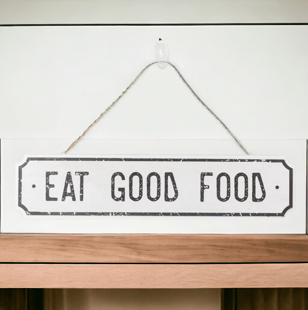 Farmhouse Wood Signs – Bless This Home / Eat Good Food