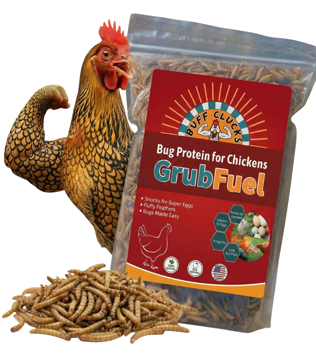 GrubFuel Black Soldier Fly Larvae for Chickens