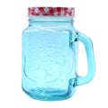 Ice-Cold Mason Jar Mug – Blue