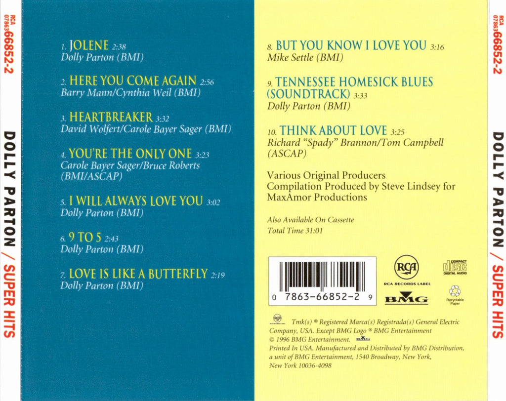 Dolly Parton – Super Hits (CD)