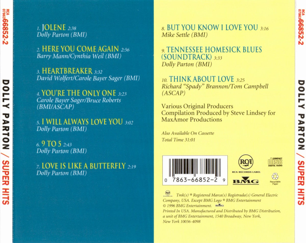 Dolly Parton – Super Hits (CD)