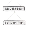 Farmhouse Wood Signs – Bless This Home / Eat Good Food