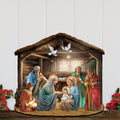 Handcrafted Nativity Holiday Door Decor