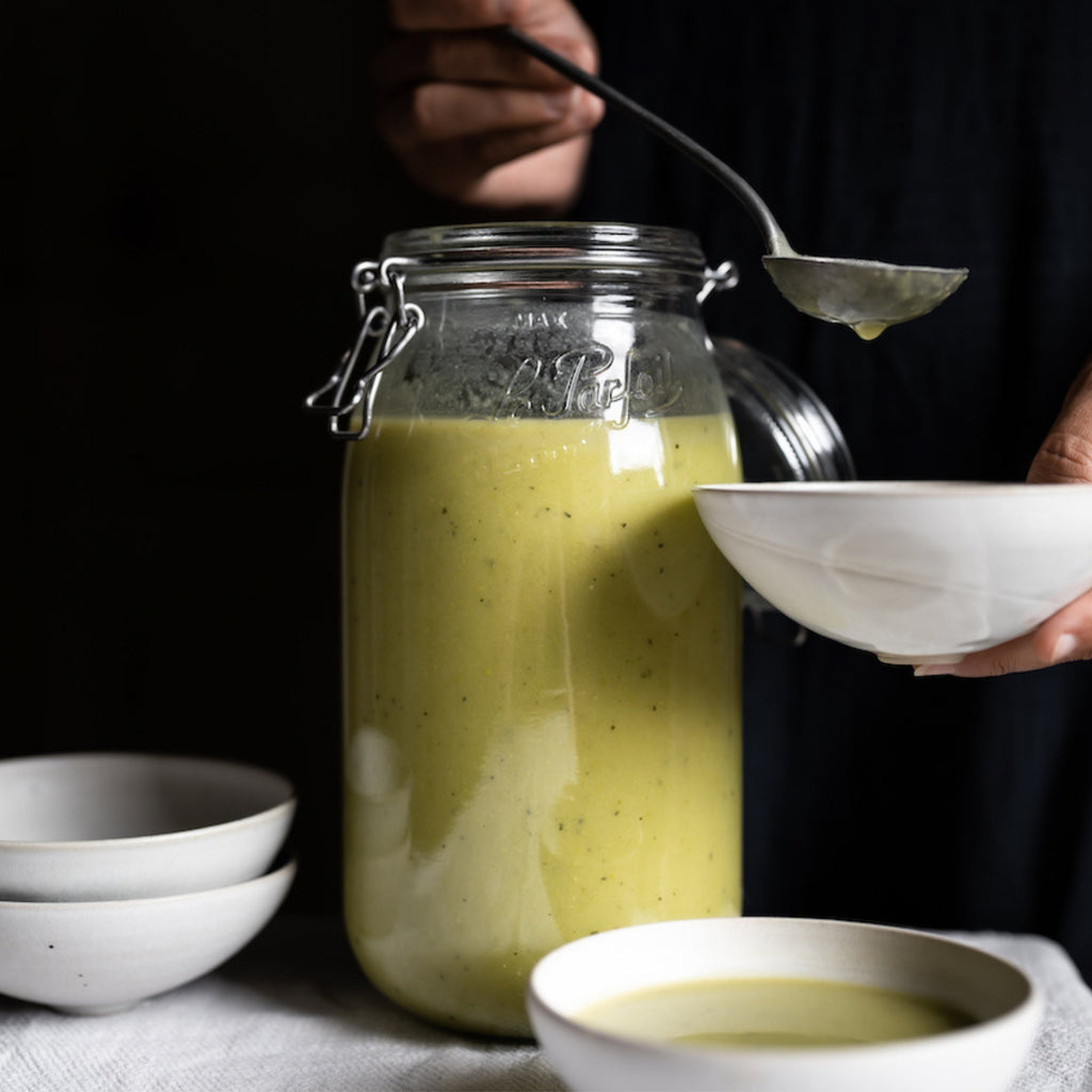 Le Parfait French Glass Preserve Jars with Wire-Bail Lids