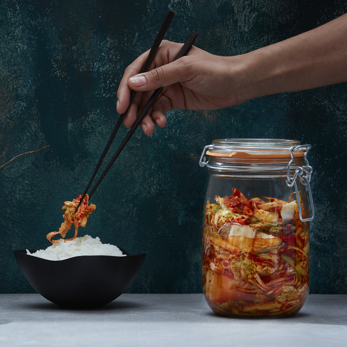 Le Parfait French Glass Preserve Jars with Wire-Bail Lids