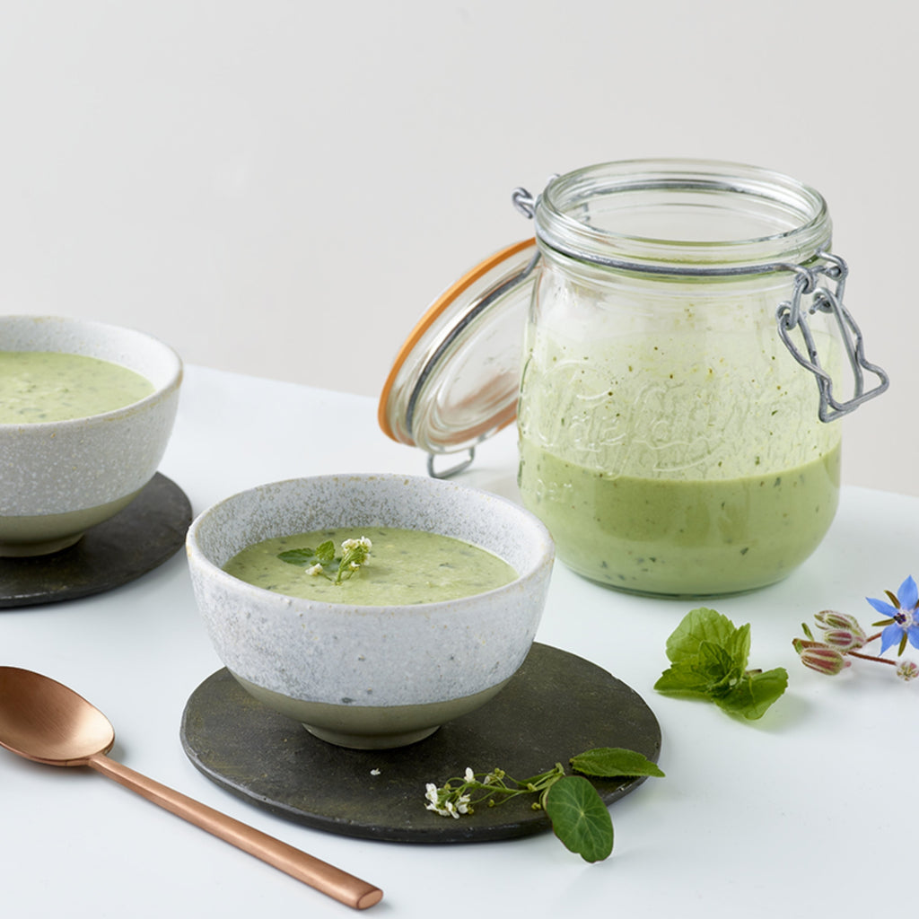 Le Parfait French Glass Preserve Jars with Wire-Bail Lids