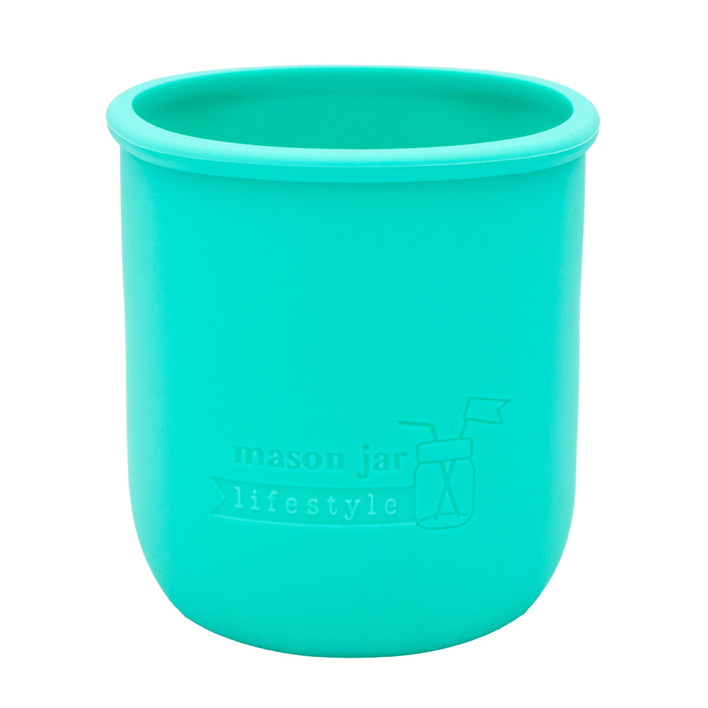 Silicone Sleeve for Regular Mouth Pint 16oz Mason Jars