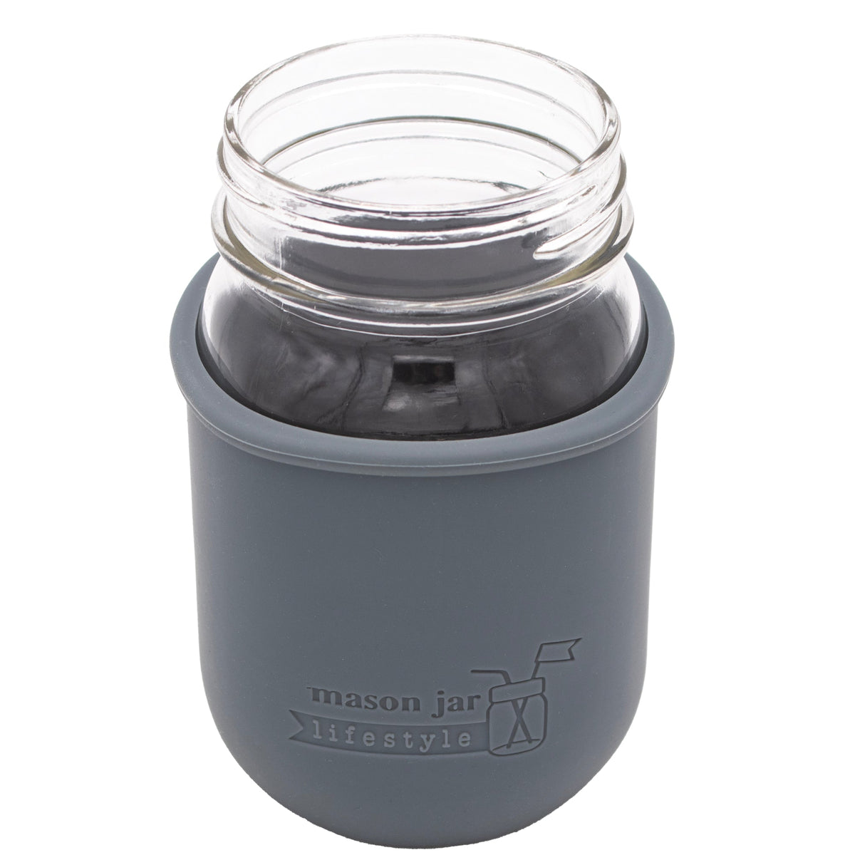 Silicone Sleeve for Regular Mouth Pint 16oz Mason Jars