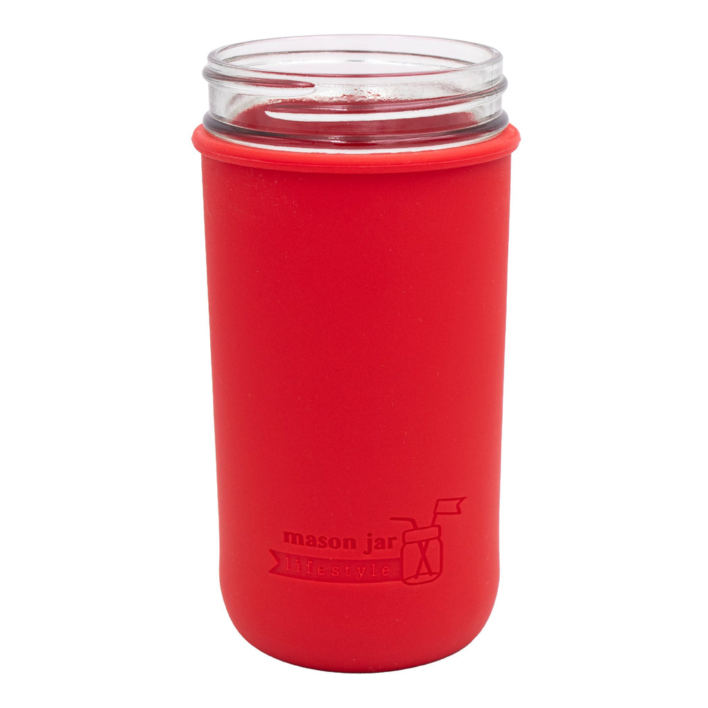 Silicone Sleeve for Pint & Half 24oz Mason Jars