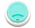 Silicone Drinking Lid with Stainless Steel Band for Mason Jars