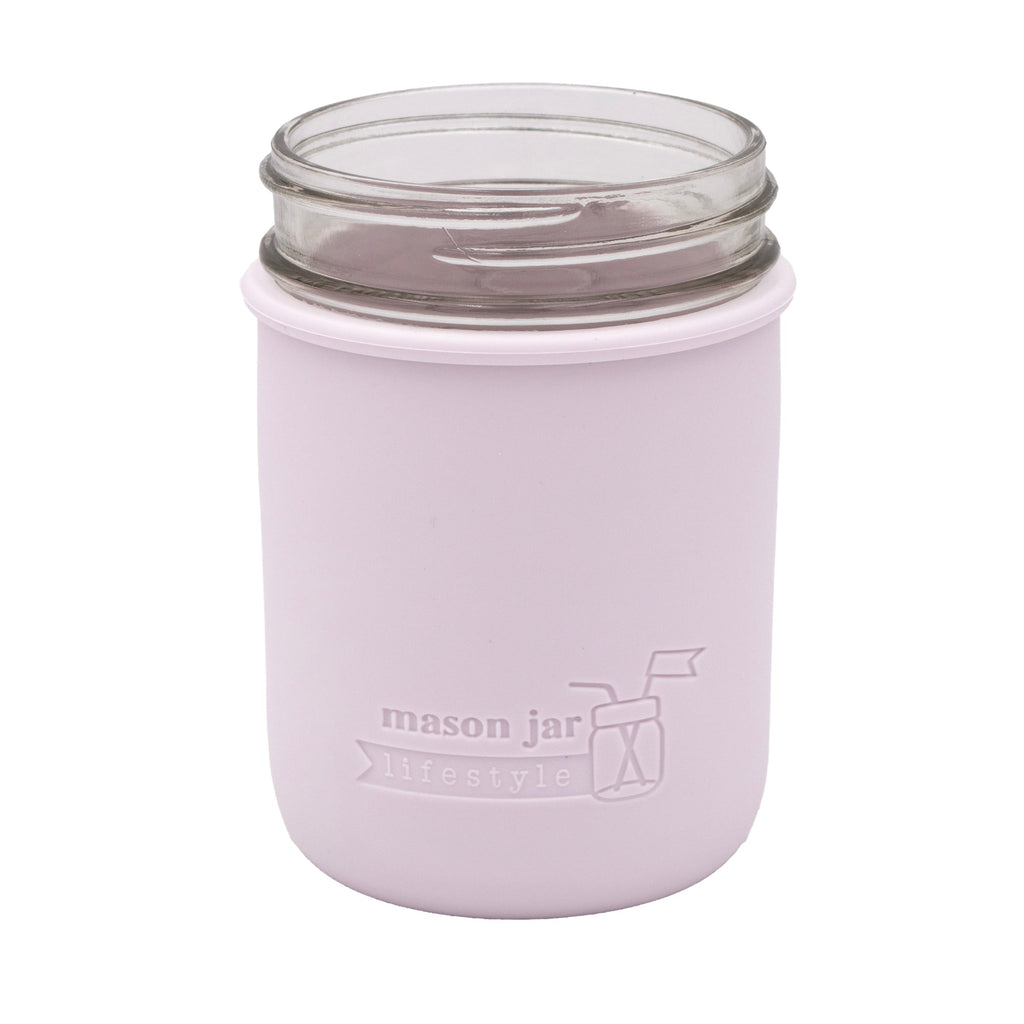 Silicone Sleeve for Wide Mouth Pint 16oz Mason Jars