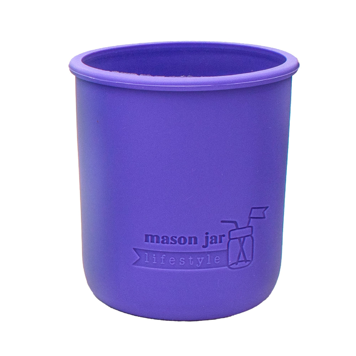 Silicone Sleeve for Wide Mouth Pint 16oz Mason Jars